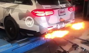Mercedes-AMG E63 S Wagon with Flamethrower Exhaust Is Ready to Roast