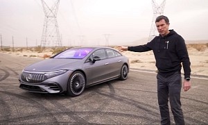 Mercedes-AMG EQS 53 Reveals Its Secrets and Impresses With Drag Time Performance