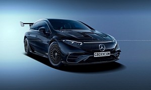Mercedes-AMG EQS Black Series Rendering Looks as Ridiculous as It Sounds