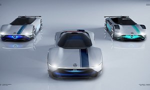 Mercedes-AMG EV Lineup Imagined by Company Intern, Looks Like a Modern C111