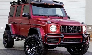 This Mercedes-AMG G 63 4×4² Is a Big Bad Wolf Disguised As Little Red Riding Hood