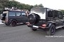 Mercedes-AMG G 63 Brabus 700 Widestar Drag Races Stock Model With Clear-Cut Result