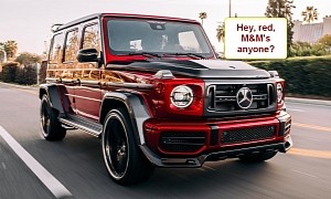 Mercedes-AMG G 63 Feels Like Red Candy, Tastes Glossy CF Vorsteiner Topping