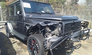 Mercedes-AMG G 63 Goes From 'King of the Road' to 'Jewel of the Scrapyard' in One Crash