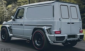 Mercedes-AMG G 63 Van Looks Like Brabus Took Up 900 Rockets for Delivery Services
