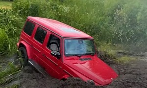 Mercedes-AMG G-Wagen Gets Driven Into a Swamp TWICE, Here's the Aftermath