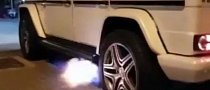 Mercedes-AMG G63 with Fiery Exhaust Is a Civilian Flamethrower Tank