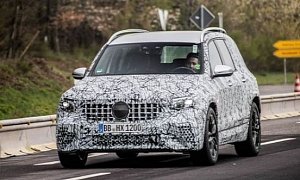 Mercedes-AMG GLB 35 Is a Baby G63, Shows Up at Nurburgring