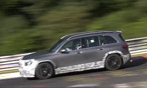 Mercedes-AMG GLB 45 Continues to Test at the Nurburgring Looks Like a Scion