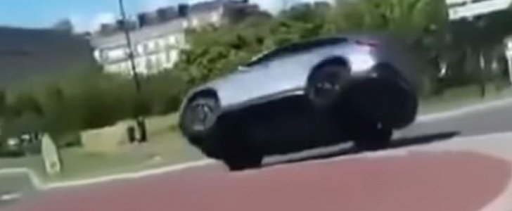 Mercedes-AMG GLE 63 Coupe Has Silliest Roll-Over Crash Ever