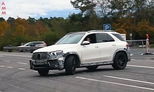 Mercedes-AMG GLE 63 Spied in Detail at the 'Ring, Makes Machine Gun Noises