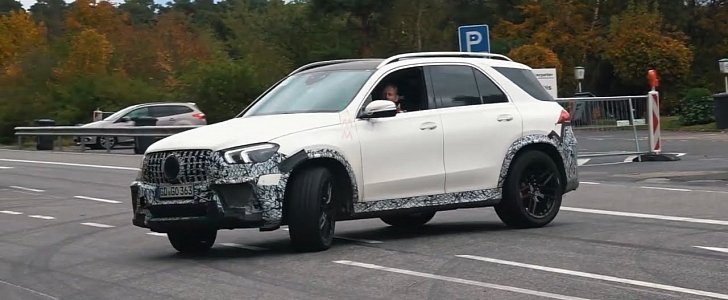 Mercedes-AMG GLE 63 Spied in Detail at the 'Ring, Makes Machinegun Noises