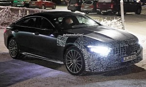 Mercedes-AMG GT 4-Door Coupe Going Under the Knife, 2024 Model Spied With New Face