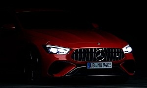 2022 Mercedes-AMG GT 4-Door Coupe Teased Ahead of September Reveal, Will Be a PHEV
