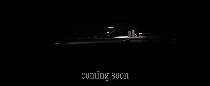 Mercedes-AMG GT C Roadster Teaser Reveals Satin Black Paint
