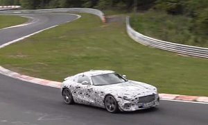 Mercedes-AMG GT (C190) Spied Lapping the Nurburgring: Race for Production
