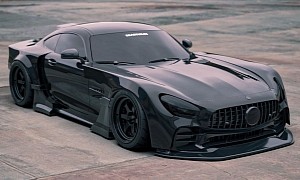 Mercedes-AMG GT CGI Prop Gives New Meaning to the Term 'Murdered-Out'