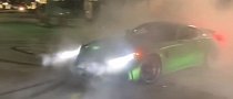 Mercedes-AMG GT R Doing Donuts In The City Is Savage