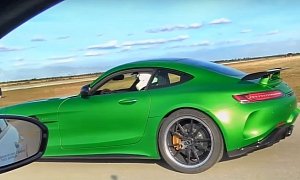 Mercedes-AMG GT R Drag Races BMW M6, Cheating Is Serious