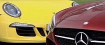 Mercedes-AMG GT S Takes on Porsche 911 GTS in Drag Race and Track Battle