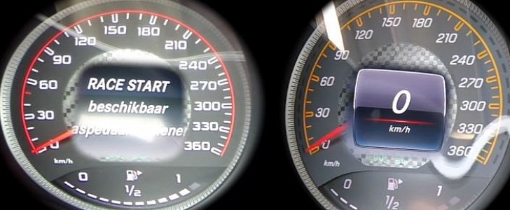 Mercedes-AMG GT S vs. Mercedes AMG GT C Autobahn Acceleration Comparison