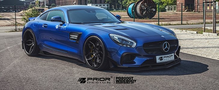 Mercedes-AMG GT S with Prior Design widebody kit