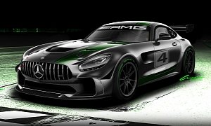 Mercedes-AMG GT4 Racing Car Currently In Development