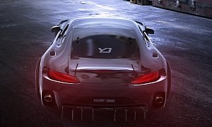 Mercedes-AMG GT4 Road Car Rendered With Monstrous Rear Diffuser