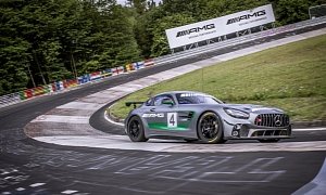Mercedes-AMG GT4 To Race on the Nordschleife Before Official Competitional Debut