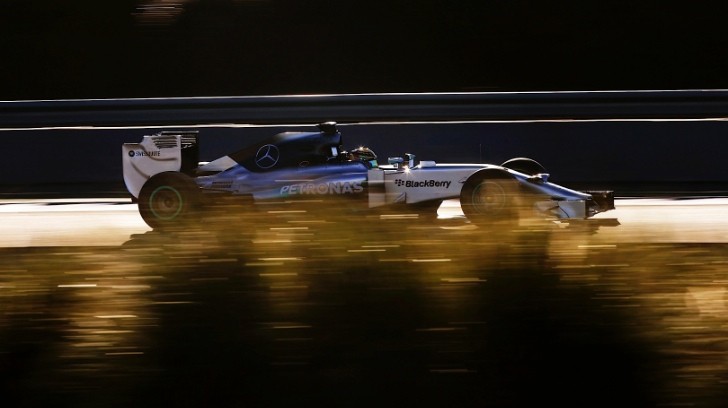 Lewis Hamilton in The Mercedes-AMG F1 W05