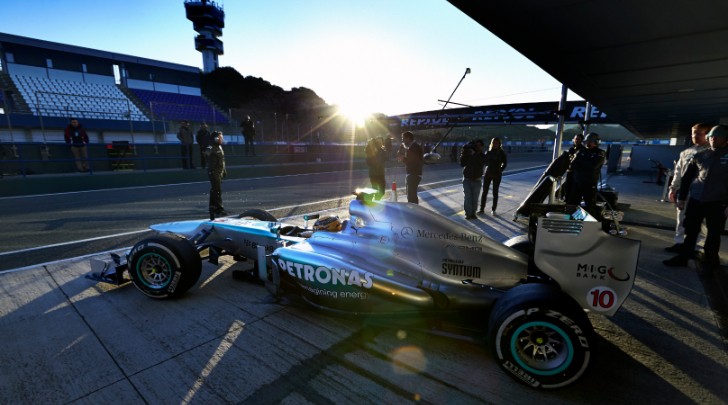 Lewis Hamilton at Jerez