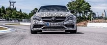 Mercedes-AMG Reveals Camouflaged C63 Coupe During Tests, Debuts Online on August 19