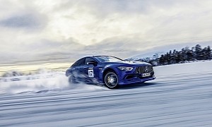 Mercedes-AMG Wants You to Drift on a Frozen Lake During its Winter Experience
