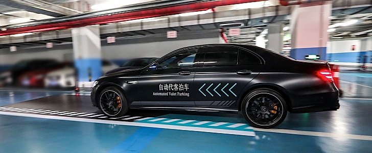 Mercedes testing automated valet parking