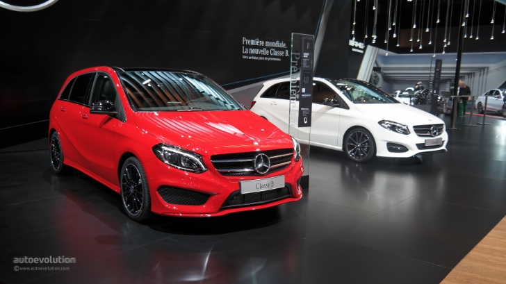 Mercedes B-Class Facelift Debuts at Paris Motor Show 2014