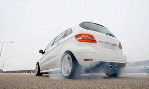 Mercedes B55 Burnout Video Is Hot Hatch Drama