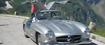 Mercedes-Benz 300 SL Gullwing Spotted in the Austrian Alps