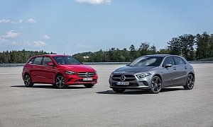 Mercedes-Benz A- and B-Class Get Plug-In Hybrid Power, Cars Already on Sale