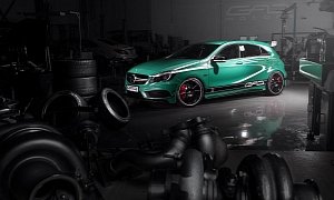 Mercedes-Benz A45 AMG Boosted to 430 HP by Gad Motors