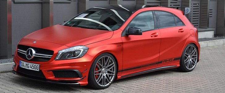 Foil Wrapped Mercedes-Benz A45 AMG