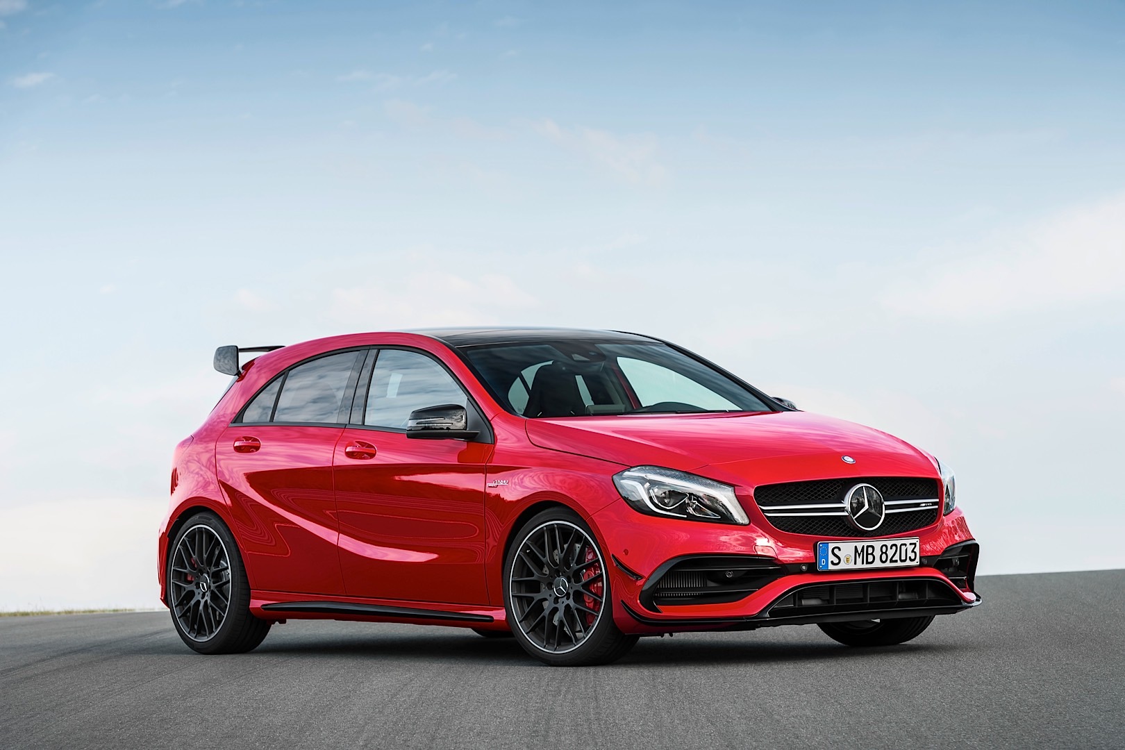 MercedesBenz A45 AMG Launches for Our Acoustic Pleasure autoevolution