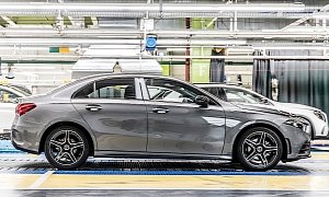 Mercedes-Benz Adds A-Class Sedan to Production Roster in Rastatt