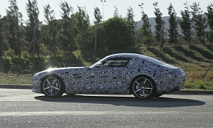 Mercedes-Benz AMG GT (C190) Caught in Production Trim