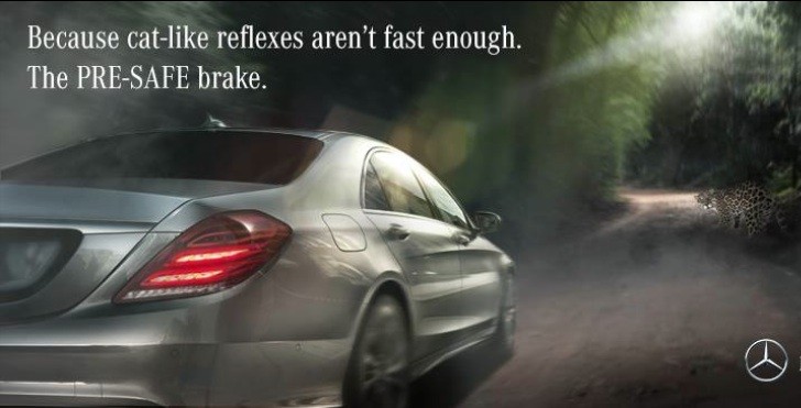 Mercedes-Benz Pre-Safe ad.