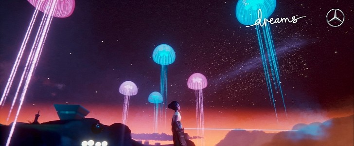 Mercedes-Benz and Playstation owned Media Molecule have teamed up to created "Dreams and Mercedes"