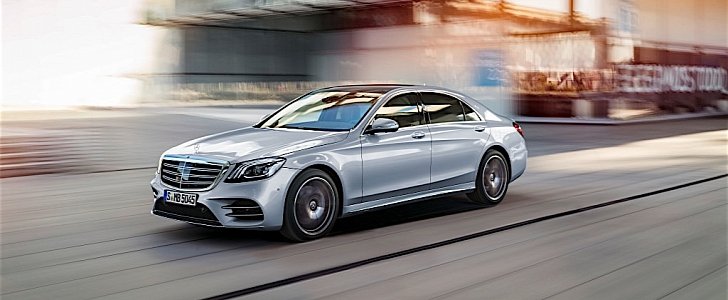 Mercedes-Benz S-Class; long wheelbase; 2017; exterior: diamond silver; AMG line; interior: leather magma grey/espresso brown