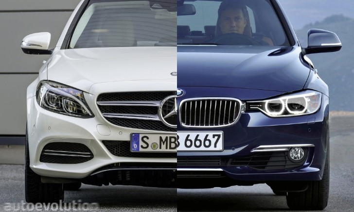 Mercedes-Benz C-Class W205 and BMW 3 Series F30