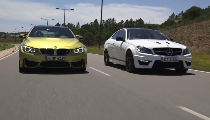 BMW M4 vs Mercedes-Benz C 63 AMG Coupe Edition 507