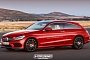 Mercedes-Benz C-Class Coupe Becomes Shooting Brake in Rendering, Production Unlikely