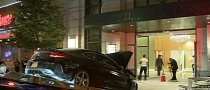 Mercedes-Benz Crashes Into Trump Plaza, Driver Gets Out and Sits on Sofa